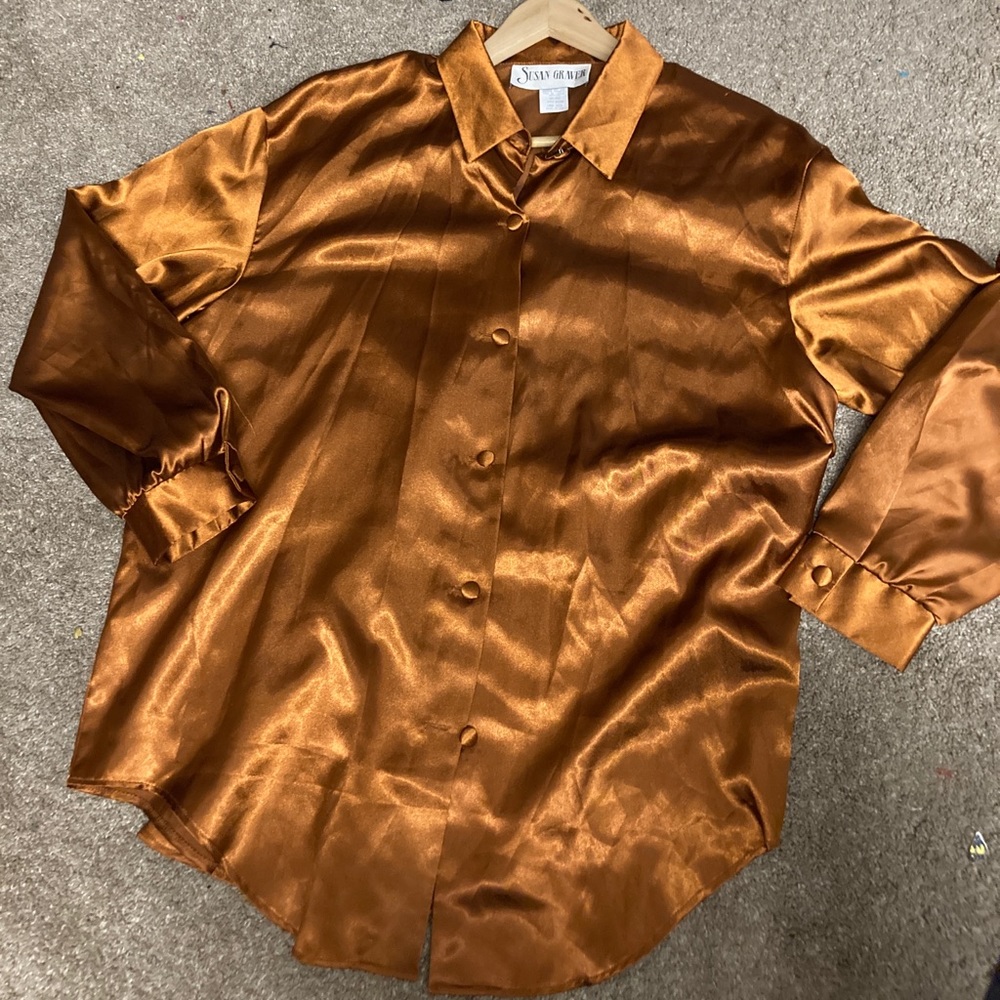 Silk oversized top